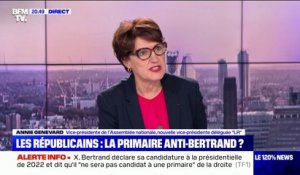 Annie Genevard: "Il n'y a aucune opposition de principe à la candidature de Xavier Bertrand"