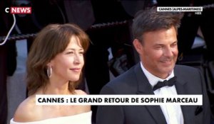 Festival de Cannes : Sophie Marceau sur le tapis rouge avec François Ozon