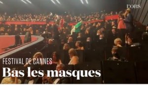 A Cannes, le public du festival s'affranchit du port du masque