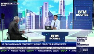 Franklin Pichard (Kiplink Finance): Le CAC 40 remonte fortement, Airbus et Bouygues en vedette - 09/07