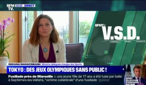 Pour Roxana Maracineanu, "c'est important que les Jeux olympiques se tiennent", même si l'absence de public est une "triste nouvelle"