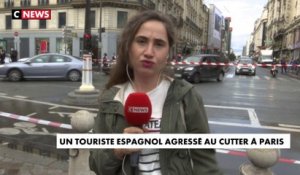 Un touriste espagnol agressé au cutter à Paris