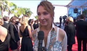 Emmanuelle Bercot sur le Tapis Rouge pour son long métrage "De son vivant" - Cannes 2021