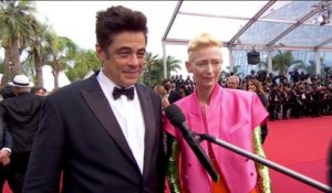 Benicio Del Toro et Tilda Swinton heureux d'être à Cannes pour  "The French Dispatch" - Cannes 2021