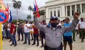 Grave malaise social à Cuba, les pro-castristes dans les rues, mais rien n'est réglé