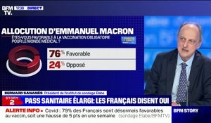 76% des Français sont favorables à la vaccination obligatoire pour les soignants, d'après un sondage Elabe pour BFMTV