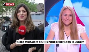 14 juillet 2021: Reportage au petit matin avec les troupes qui vont défiler dans la journée sur les Champs-Elysées