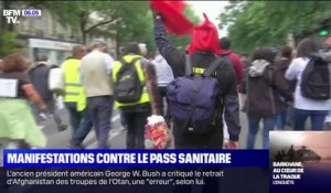 À Paris, Nantes, Lyon, Annecy, des manifestations contre le pass sanitaire ont eu lieu ce mercredi