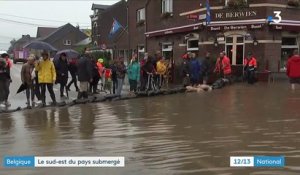 Inondations en Belgique : deux morts et des centaines de personnes évacuées