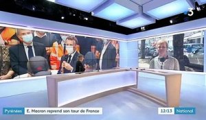 Covid-19 : en déplacement dans les Hautes-Pyrénées, Emmanuel Macron assume ses choix et maintient son cap