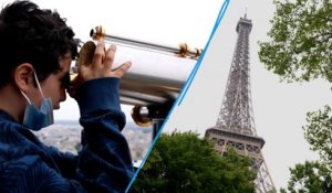 Réouverture de la Tour Eiffel : les touristes "très heureux" de retrouver leur Dame de fer