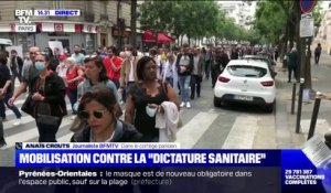 Une mobilisation contre la "dictature sanitaire" s'élance à Paris