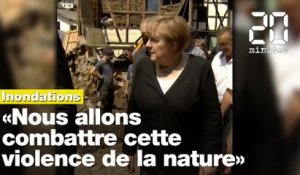 Inondations: Angela Merkel appelle à combattre la violence de la nature
