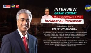 Zoom Extra:Incident au Parlement : Murvind Beetun reçoit le Dr. Arvin Boolell.