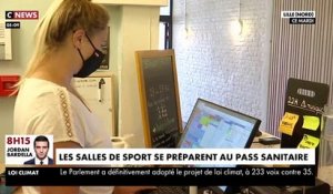 Pass sanitaire : Reportage dans les salles de sport qui sont confrontées dès aujourd'hui à de nouvelles règles sanitaires pour pouvoir rester ouvertes