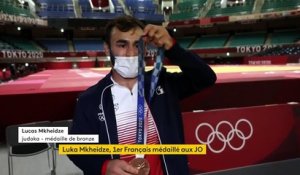 JO 2021 : le destin incroyable du judoka Luka Mkheidze, premier médaillé français