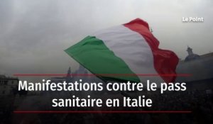 Manifestations contre le pass sanitaire en Italie