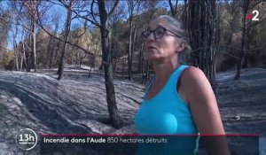 Aude : un incendie emporte 850 hectares