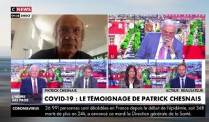 Le témoignage touchant de Patrick Chesnais, touché par le Covid-19 sur CNews