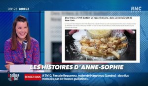 Les histoires d'Anne-Sophie Balbir  : Les frites les plus chères du monde et une automobiliste flashée 33 fois à Besançon sur la même route - 28/07