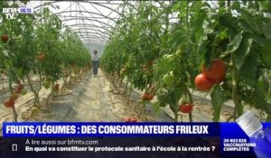 Avec le mauvais temps, les Français boudent les fruits et légumes d'été