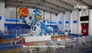 En Tunisie, ce maire a récolté des dons pour transformer un stade de basketball en unité anti-Covid