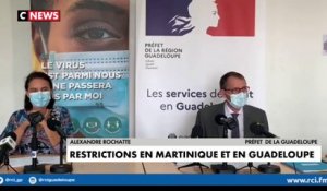 Covid-19 : la Martinique et la Guadeloupe renforcent les restrictions