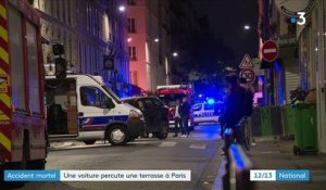 Paris : une voiture percute une terrasse, la piste de l'accident est privilégiée