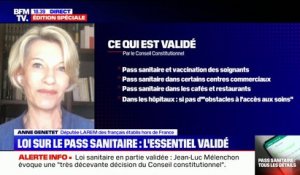 Anne Genetet sur la loi sanitaire: "Je ne crois en aucun cas que nos libertés ont été atteintes"