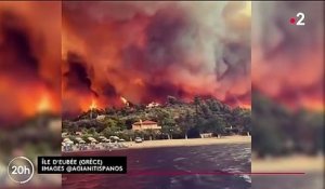 Grèce : de violents incendies dévastent toujours plusieurs parties du pays