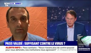 "Non, je ne suis pas vacciné": l'échange houleux entre Florian Philippot et Ludovic Toro