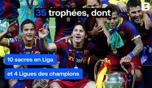 672 buts, 35 trophées : Messi au Barça, les stats d'une grandiose odyssée