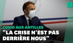 Conseil de Défense: Macron alerte sur "la situation dramatique" dans les Antilles