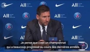 PSG - Messi : "La Ligue 1 a beaucoup progressé"