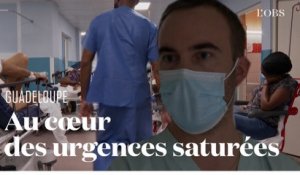 En Guadeloupe, l'hôpital de Pointe-à-Pitre débordé par les patients atteints du Covid