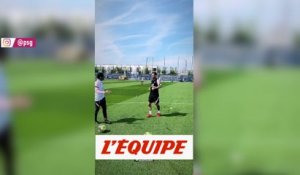 Premier entraînement pour Messi - Foot - L1 - PSG