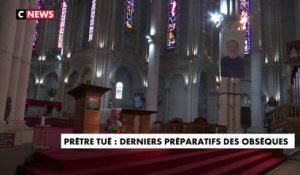 Prêtre tué en Vendée : les derniers préparatifs avant les obsèques