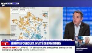 Jérôme Fourquet: "Parmi les personnes qui se reconnaissent comme étant 'gilet jaune', on a un taux de vaccination qui est à peine de 50%"
