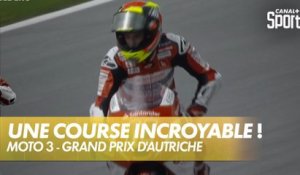 Sergio Garcia s'impose après un dernier tour de folie ! - GP d'Autriche Moto 3