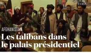 En Afghanistan, les talibans s'affichent dans le palais présidentiel de Kaboul