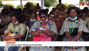 Défense : les veuves des militaires honorées à la base navale d'Abidjan