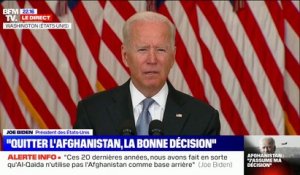 Joe Biden: "Nous répondrons de façon dévastatrice" si les talibans perturbent les opérations d'évacuation