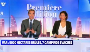 Var : 5 000 hectares brûlés, 7 campings évacués - 17/08
