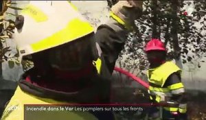 Incendie dans le Var : la lutte des pompiers sur tous les fronts