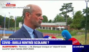 Jean-Michel Blanquer: la vaccination des moins de 12 ans n'est "pas d'actualité"