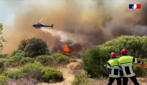 Var : les pompiers engagés dans une course contre la montre pour maîtriser l'incendie