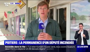 Sacha Houlié (LaREM): "Une poubelle a été incendiée volontairement et a mis le feu à tout l'immeuble"