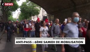 Sixième samedi de mobilisation contre le pass sanitaire : «Macron, ton pass on n’en veut pas»