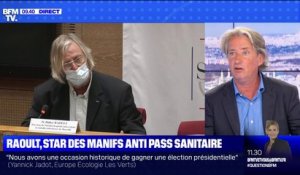 Didier Raoult, star des manifestations anti pass sanitaire