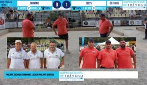 Demi-finale SUCHAUD vs DESLYS : Supranational à pétanque de Trévoux 2021